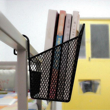 Load image into Gallery viewer, Metal Mesh Dorm Bedside Hanging Basket Wire School Dormitory Storage Shelf Rack Bunk Organizer