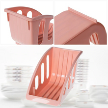 Load image into Gallery viewer, Card Slot Bowl Storage Basket Rack Drain Holder Shelf Plastic Home Kitchen Dish Shelf Tools