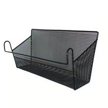 Load image into Gallery viewer, Metal Mesh Dorm Bedside Hanging Basket Wire School Dormitory Storage Shelf Rack Bunk Organizer
