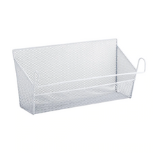 Load image into Gallery viewer, Metal Mesh Dorm Bedside Hanging Basket Wire School Dormitory Storage Shelf Rack Bunk Organizer
